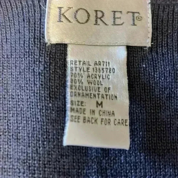 Vintage wool blend  vest - Picture 3 of 3